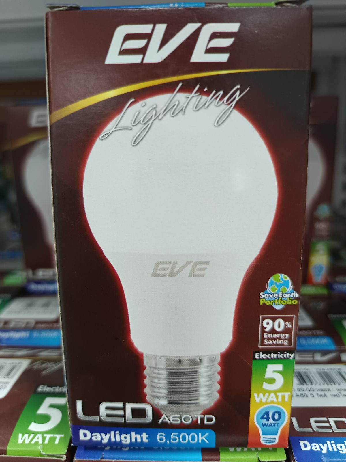 หลอด LED รุ่น A60 TD 5 วัตต์ เดย์ไลท์ E27 EVE