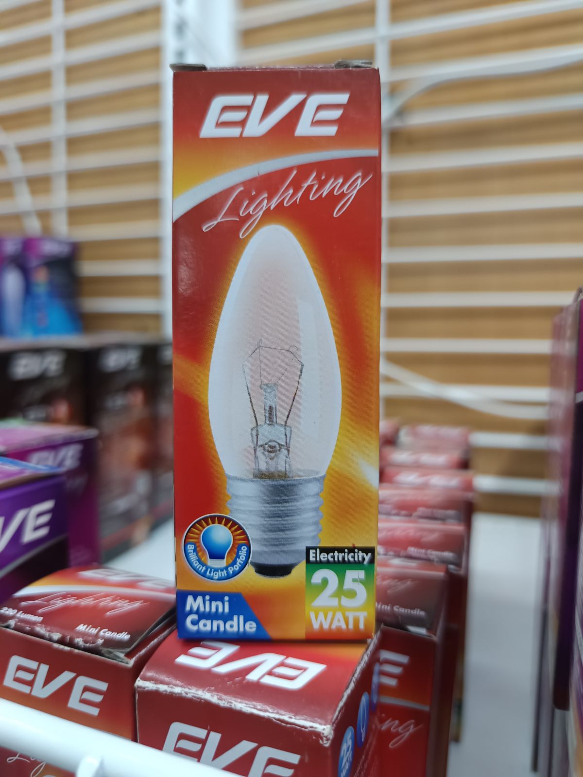 หลอดจำปาใส EVE 25W