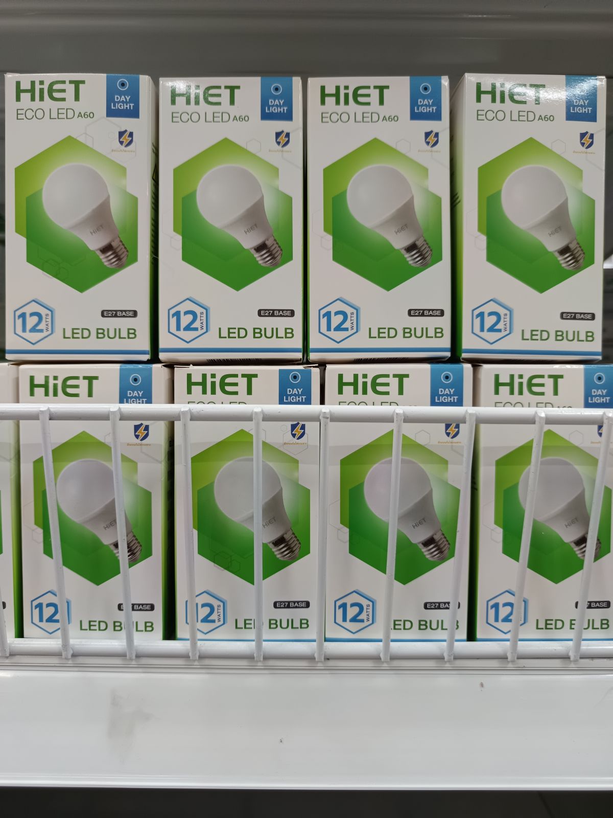 HIET หลอด LED BLUB E27 A60 12 วัตต์ เดย์ไลท์ HL-01-0007 LT-007553