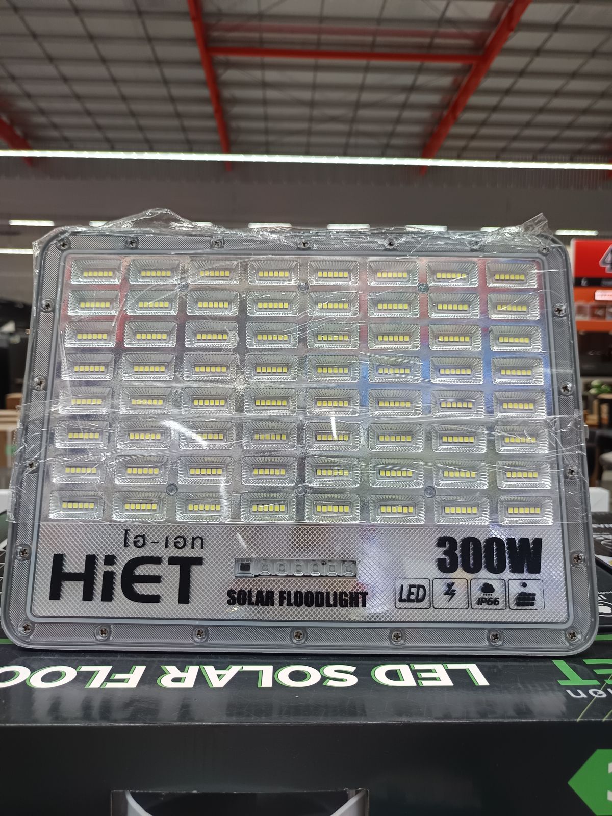 ฟลัดไลท์โซล่าเซลล์ 300W รุ่น Coolest เดย์ไลท์ HIET SO-000383