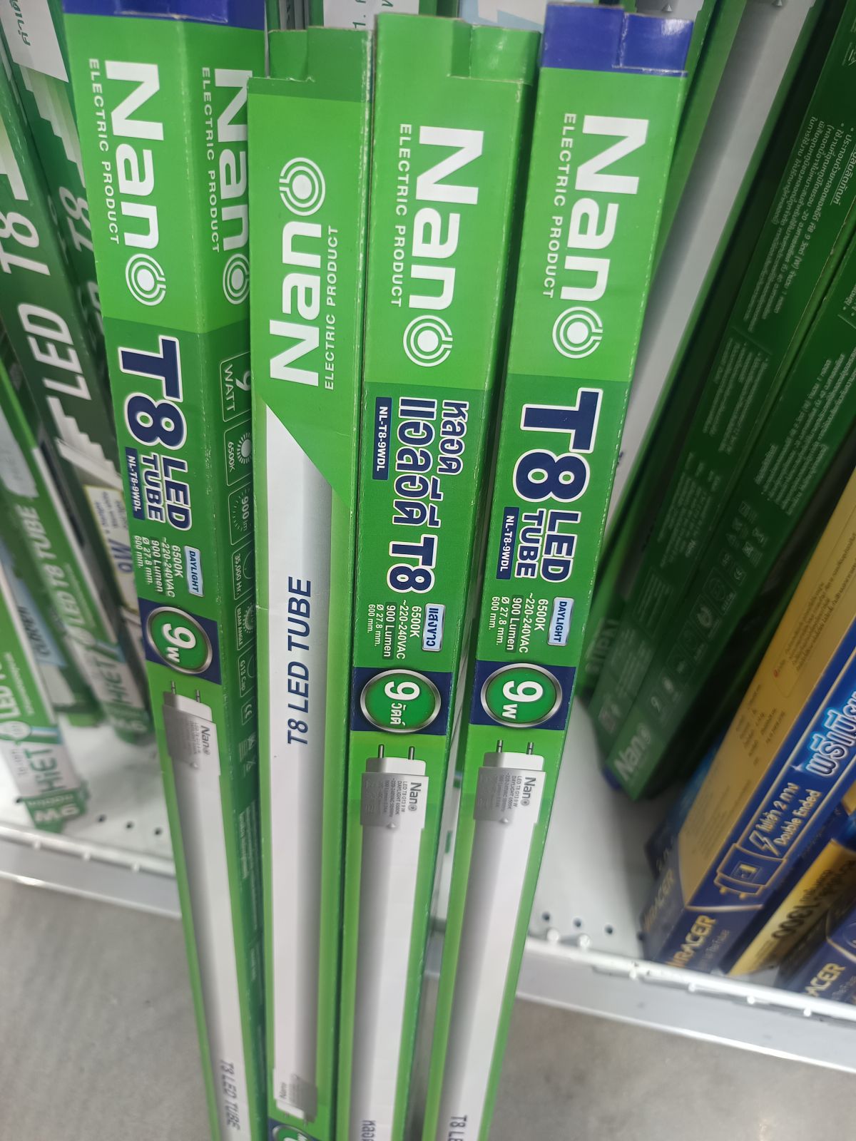 หลอดแอลอีดี T8 แสงขาว 9W NANO  NL-T8-9WDL