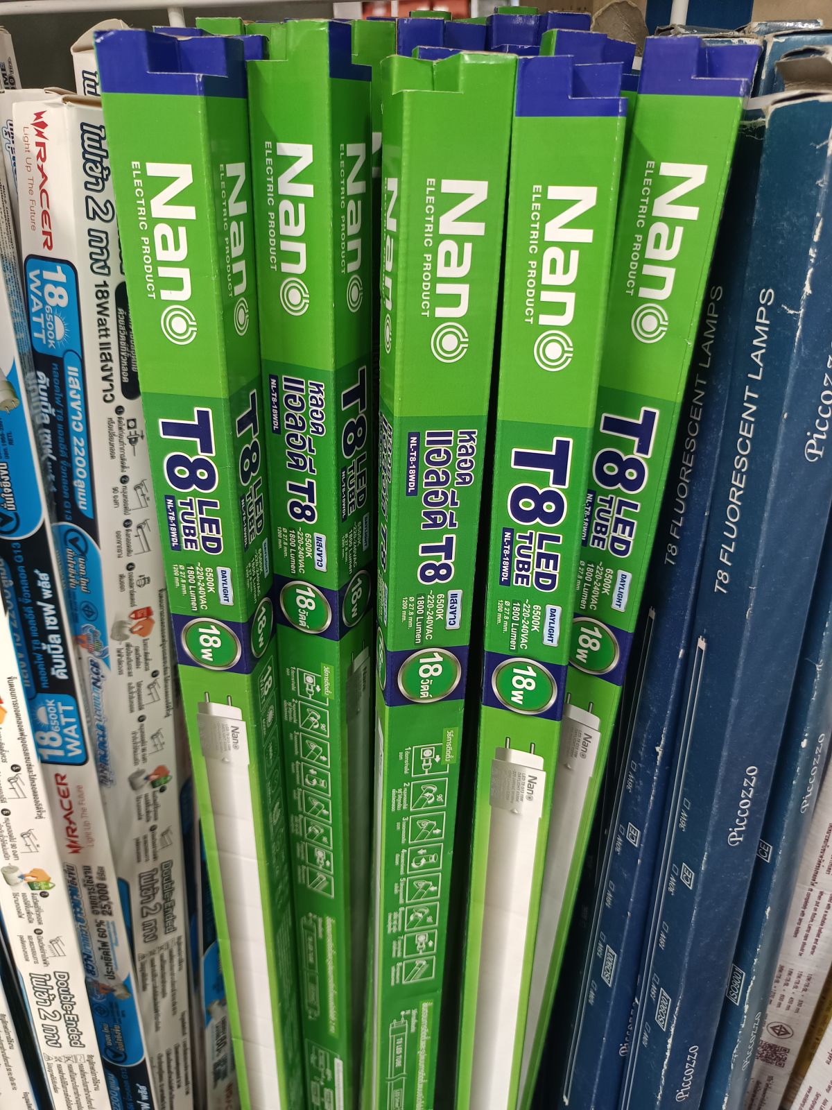 หลอดแอลอีดี T8 แสงขาว 18W NANO  NL-T8-18WDL