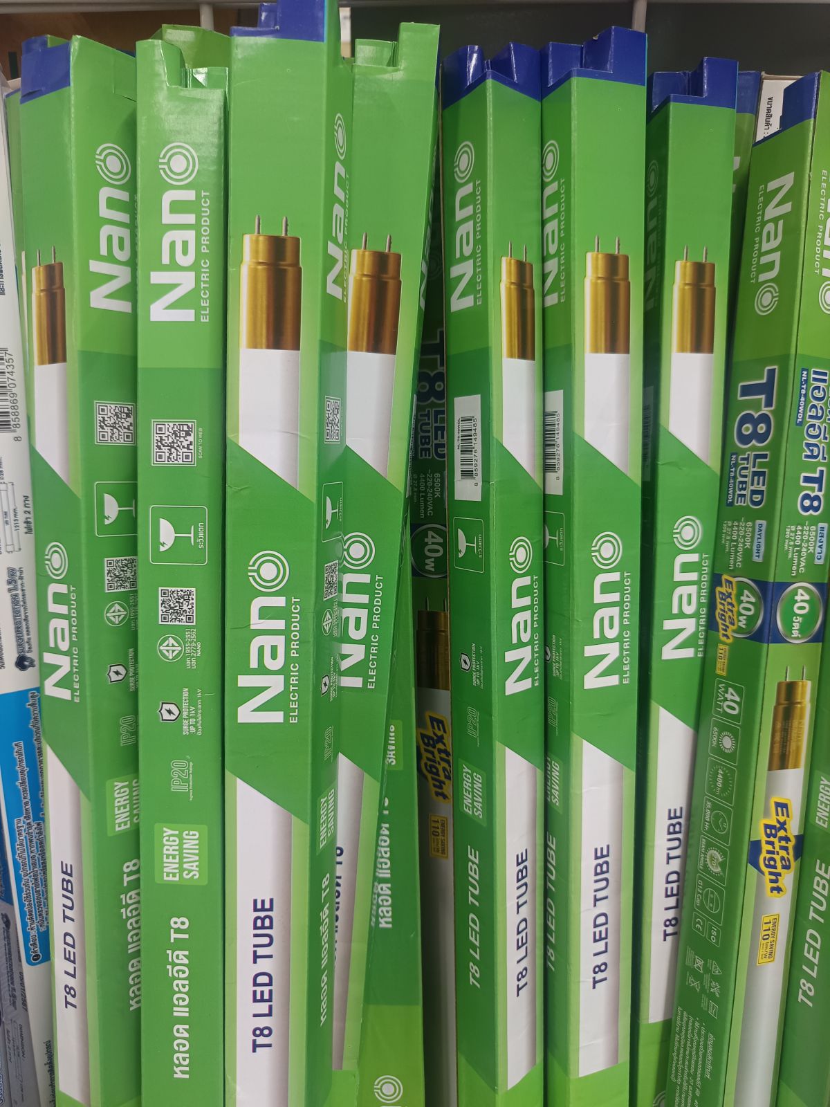 หลอดแอลอีดี T8 แสงขาว 40W NANO NL-T8-40WDL