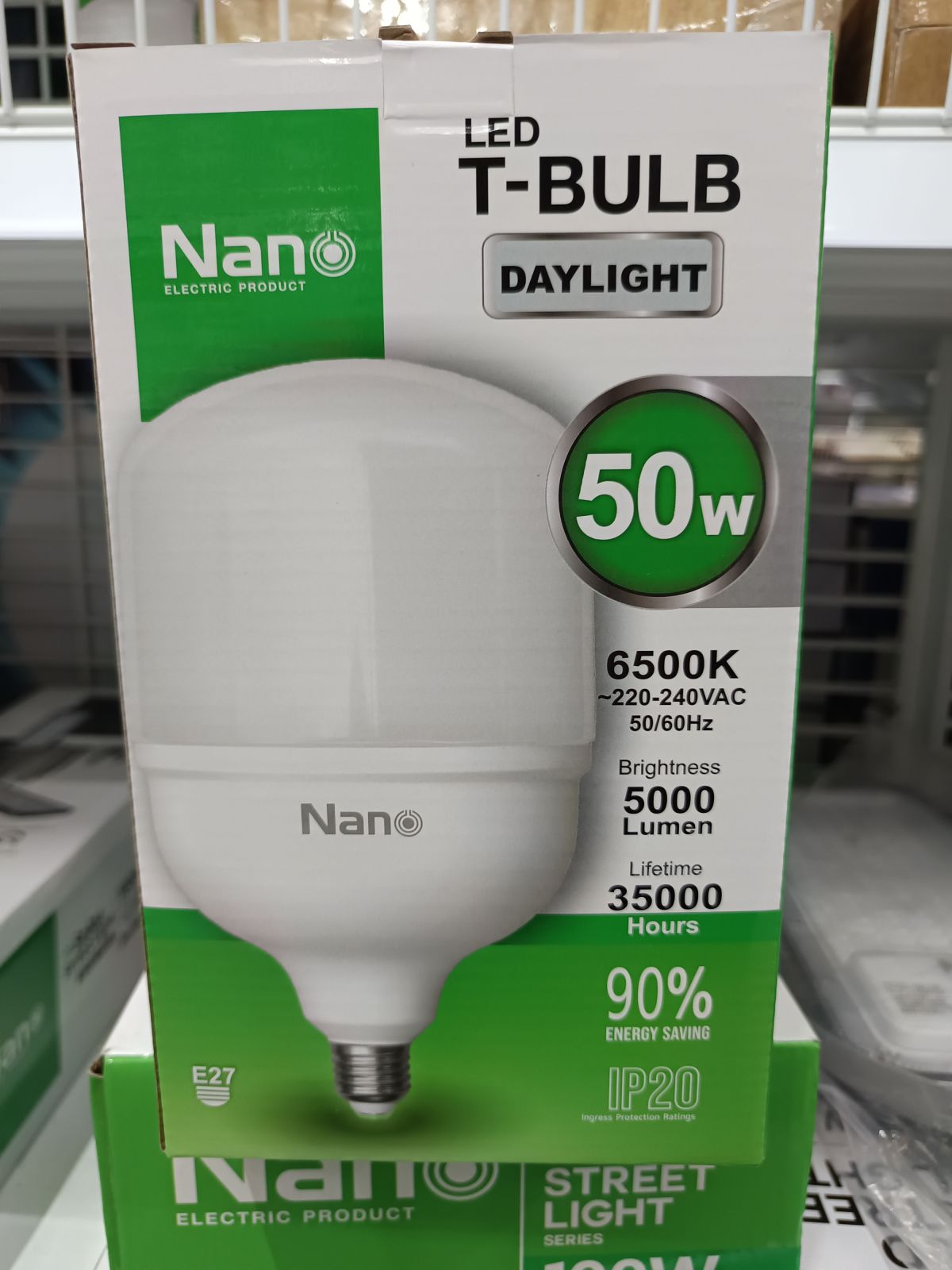 หลอด LED BLUB Nano E27 50W แสงขาว NL-E27-50WDL
