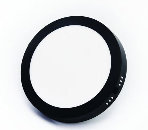 โคมติดลอยหน้ากลม ขอบสีดำ 8" 18W เดย์ไลท์ HL-26-3104 (HIET)