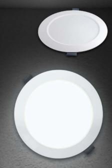 โคมฝังฝ้าหน้ากลม ขอบขาว 8" 28W เดย์ไลท์ H-LITE LI-08-0007 (HIET)