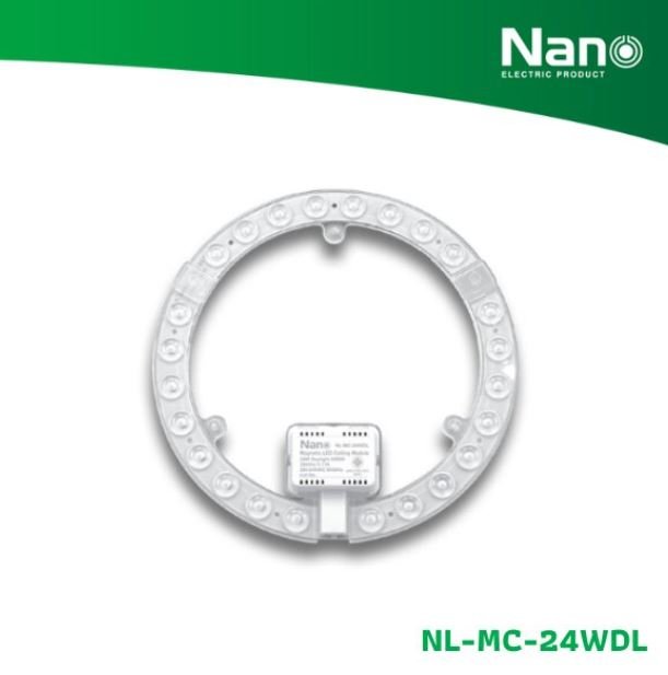 แผงไฟแม่เหล็กเปลือย 24W เดย์ไลท์ NANO NL-MC-24WDL