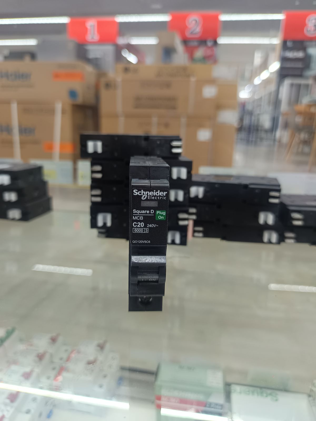 ลูกเซอร์กิต 1P-20A สแควดี Square D