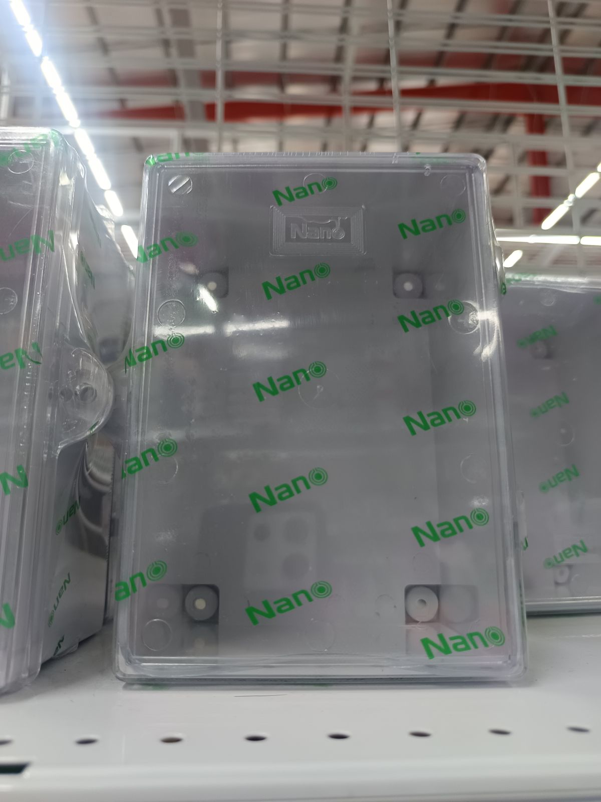 NANO-11CW ตู้กันน้ำพลาสติก (4.5*6.5*3.5) ฝาใส