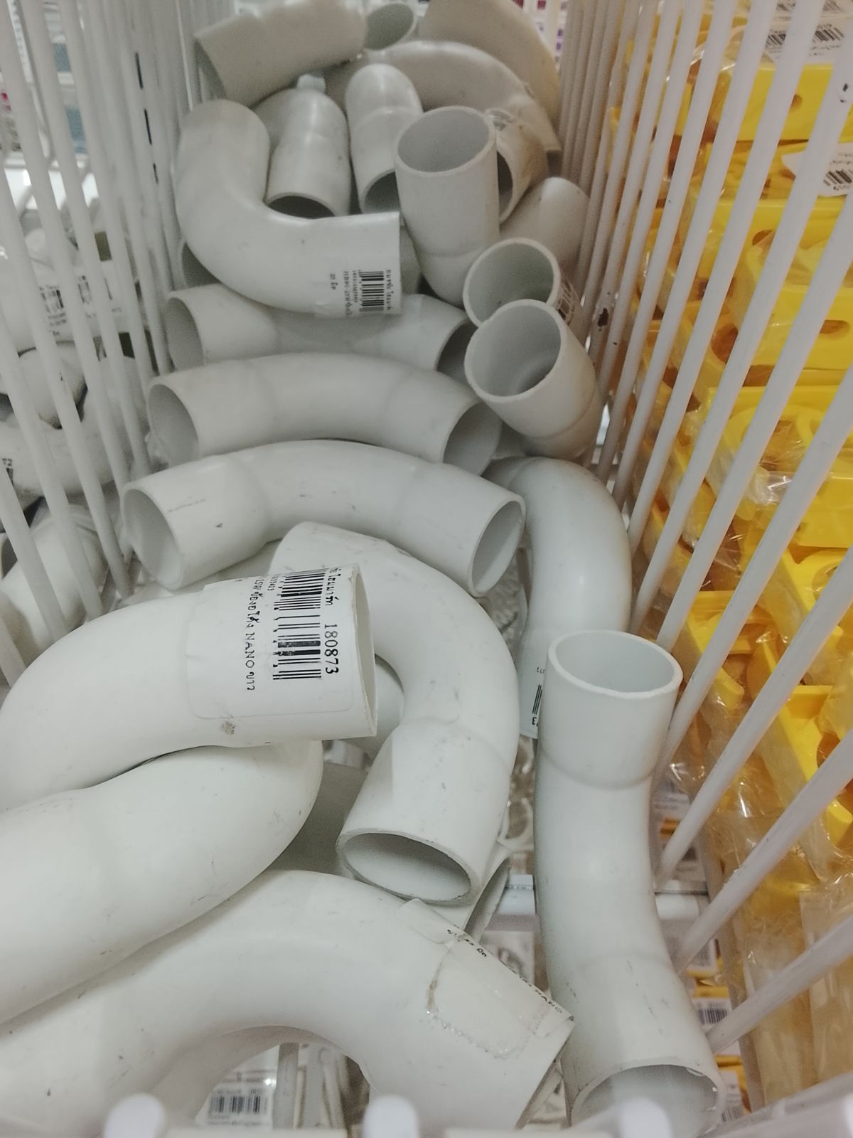 HB90-25M ข้องอโค้ง NANO ขาว 25 มิล