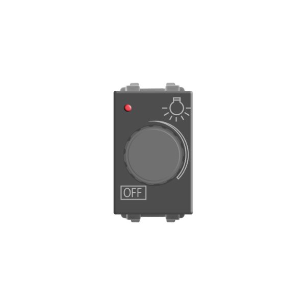 NN-DM200B สวิตช์หรี่ไฟ Nano 200W ขนาด 1 ช่อง สีดำ