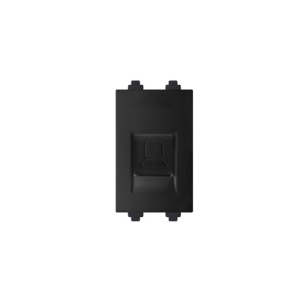 NN-LAN6B เต้ารับคอมพิวเตอร์ Nano CAT6 (LAN) สีดำ