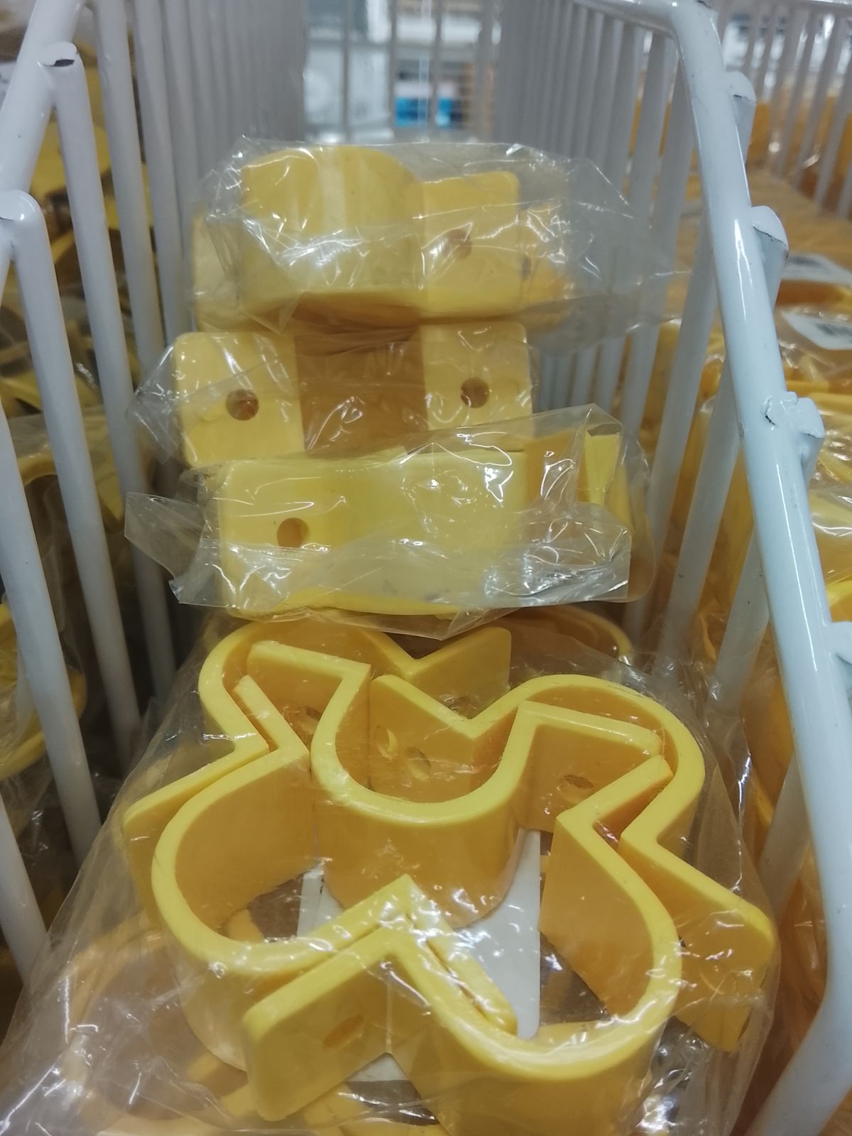 NNSC15Y กิ๊ปจับท่อ NANO สีเหลือง 3/8" (5 ตัว)