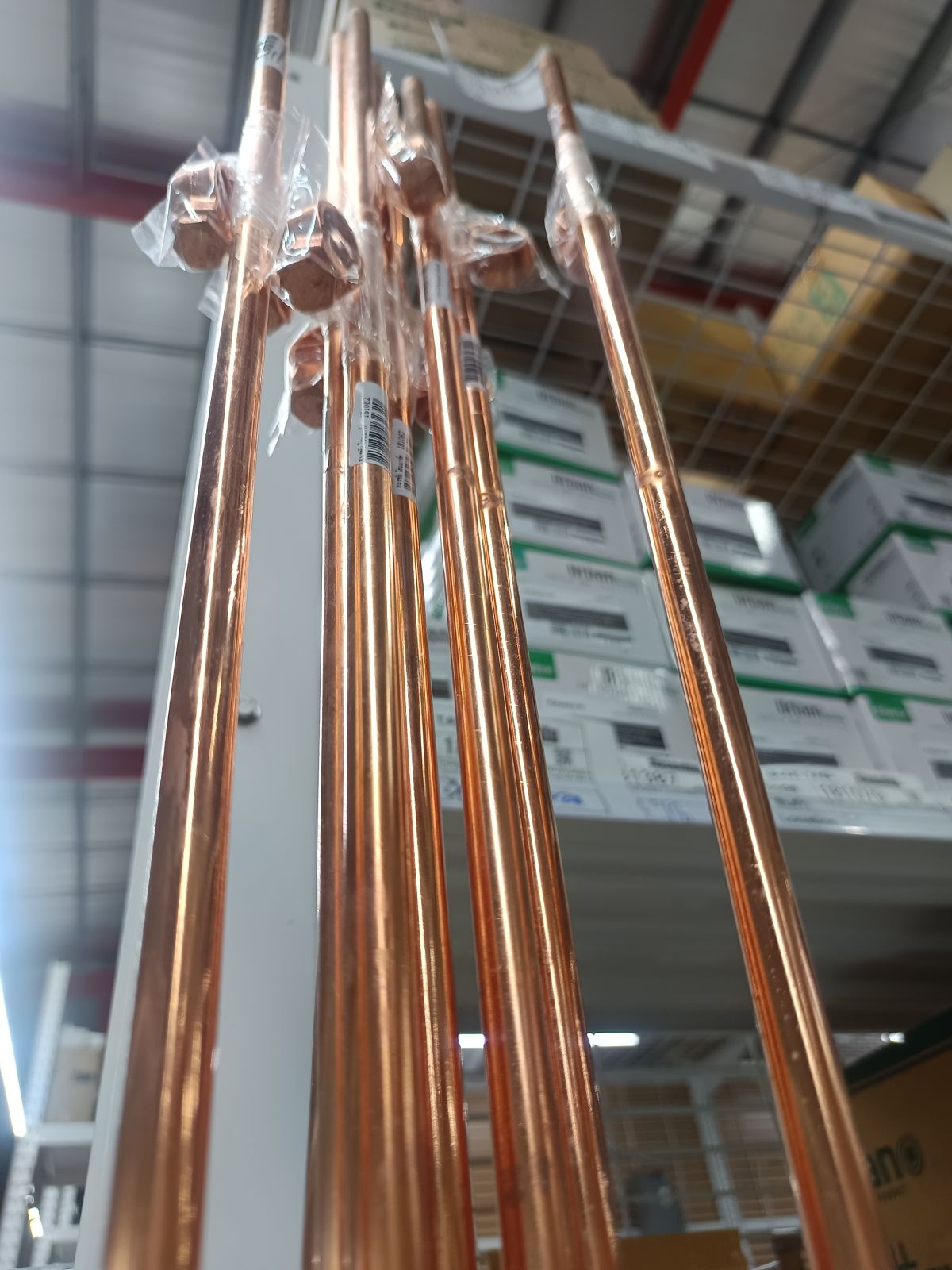 แท่งกราวด์ ชุบทองแดง (ชนิดแคล้มป์ล็อคสาย) 240 ซม.