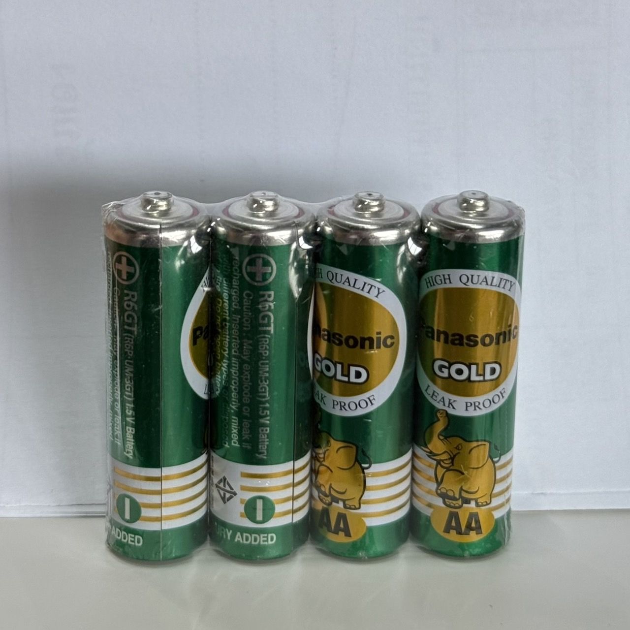 ถ่านโกลด์ AA Panasonic รุ่น โกลด์  (แพ็ค 4 ก้อน) R6GT/4SL