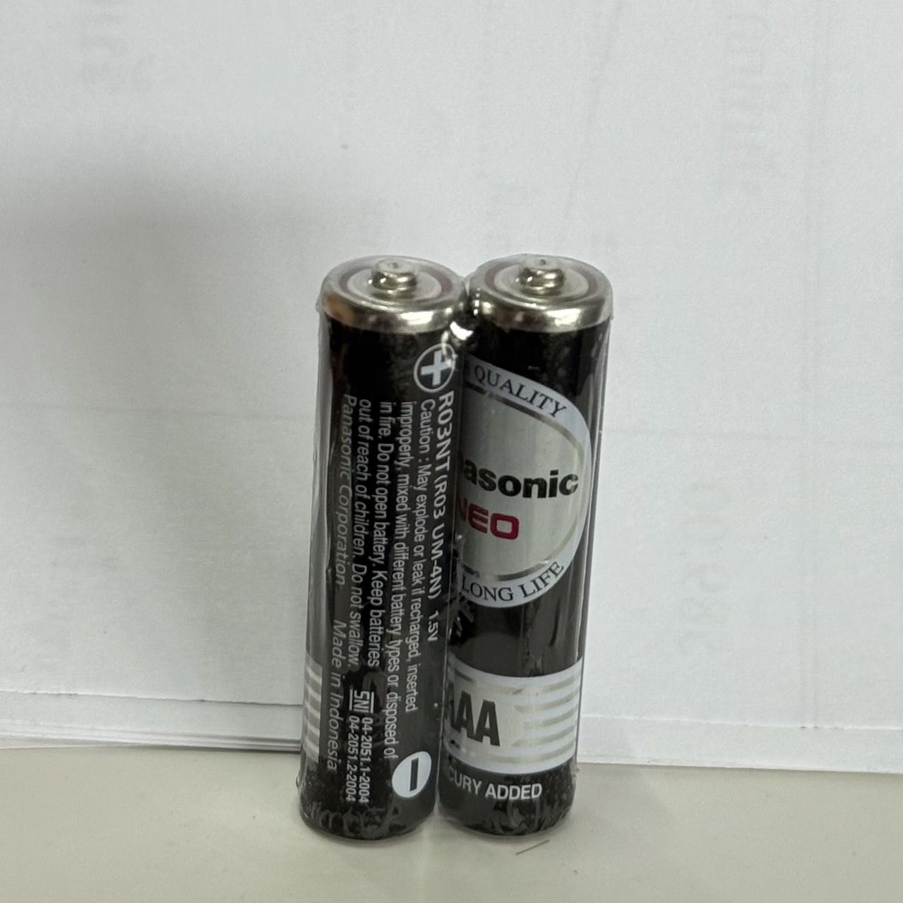 ถ่านนีโอ AAA Panasonic รุ่น NEO  (แพ็ค 2 ก้อน) R03NT/2SL