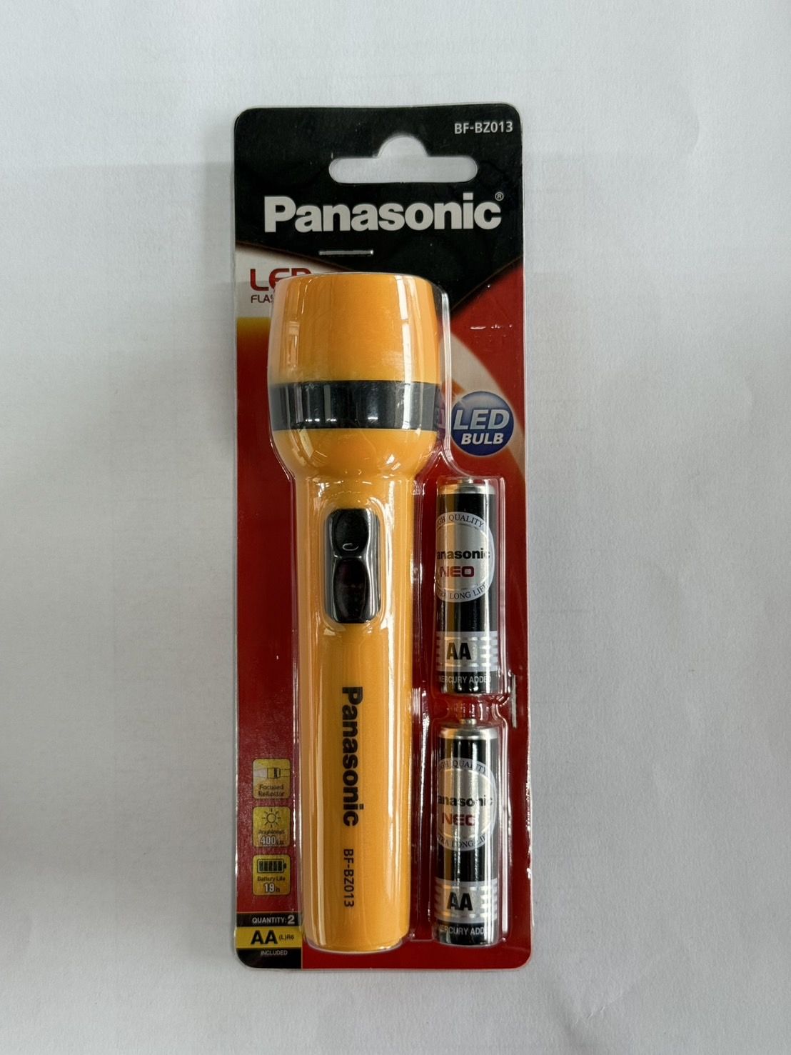 ไฟฉาย LED  Panasonic รุ่น LED FLASHLIGHT (แพ็ค 1) BF-BZ013KT-Y