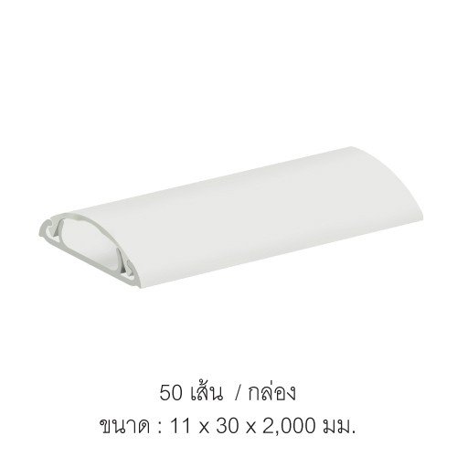 NNFT30W รางร้อยสายไฟ DT NANO 11*30 สีขาว