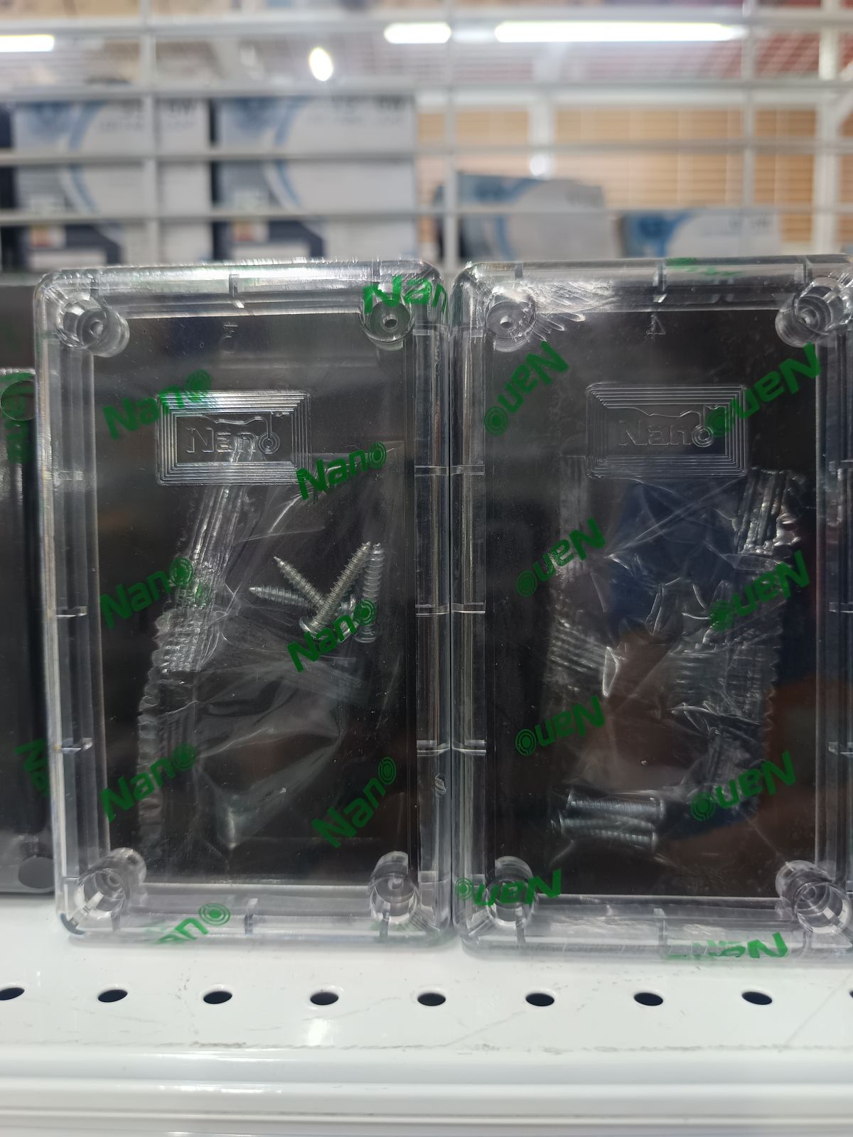 NANO-201CB กล่องกันน้ำพลาสติก (2*4*2) สีดำ