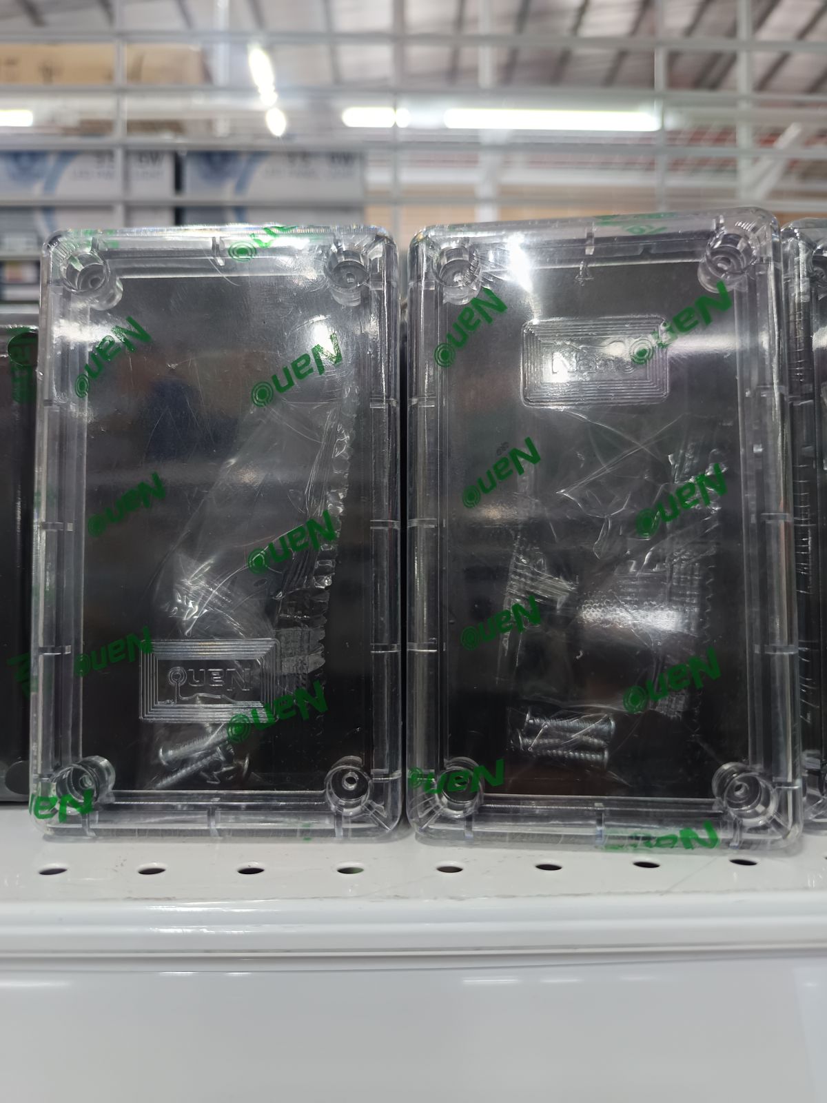 NANO-201B กล่องกันน้ำพลาสติก (2*4*2) สีดำ