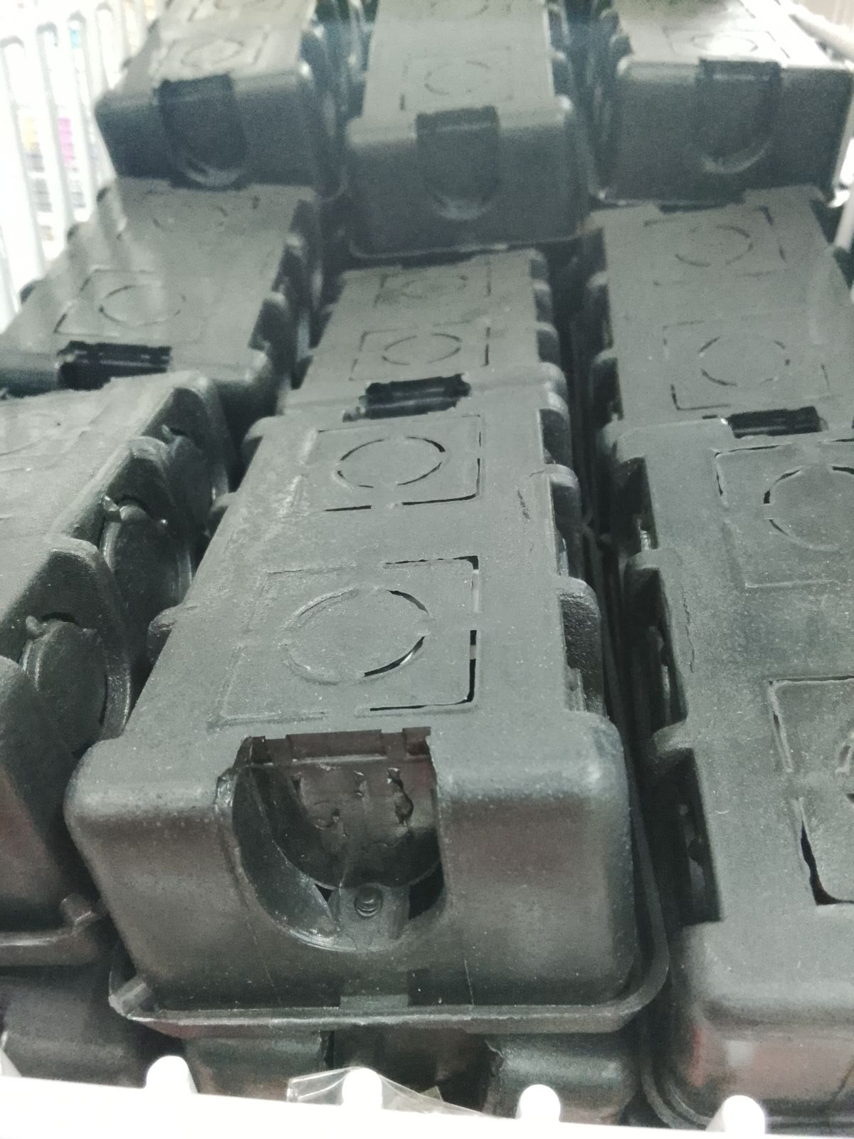 NANO-408B บล็อคฝังสีดำ 4*2