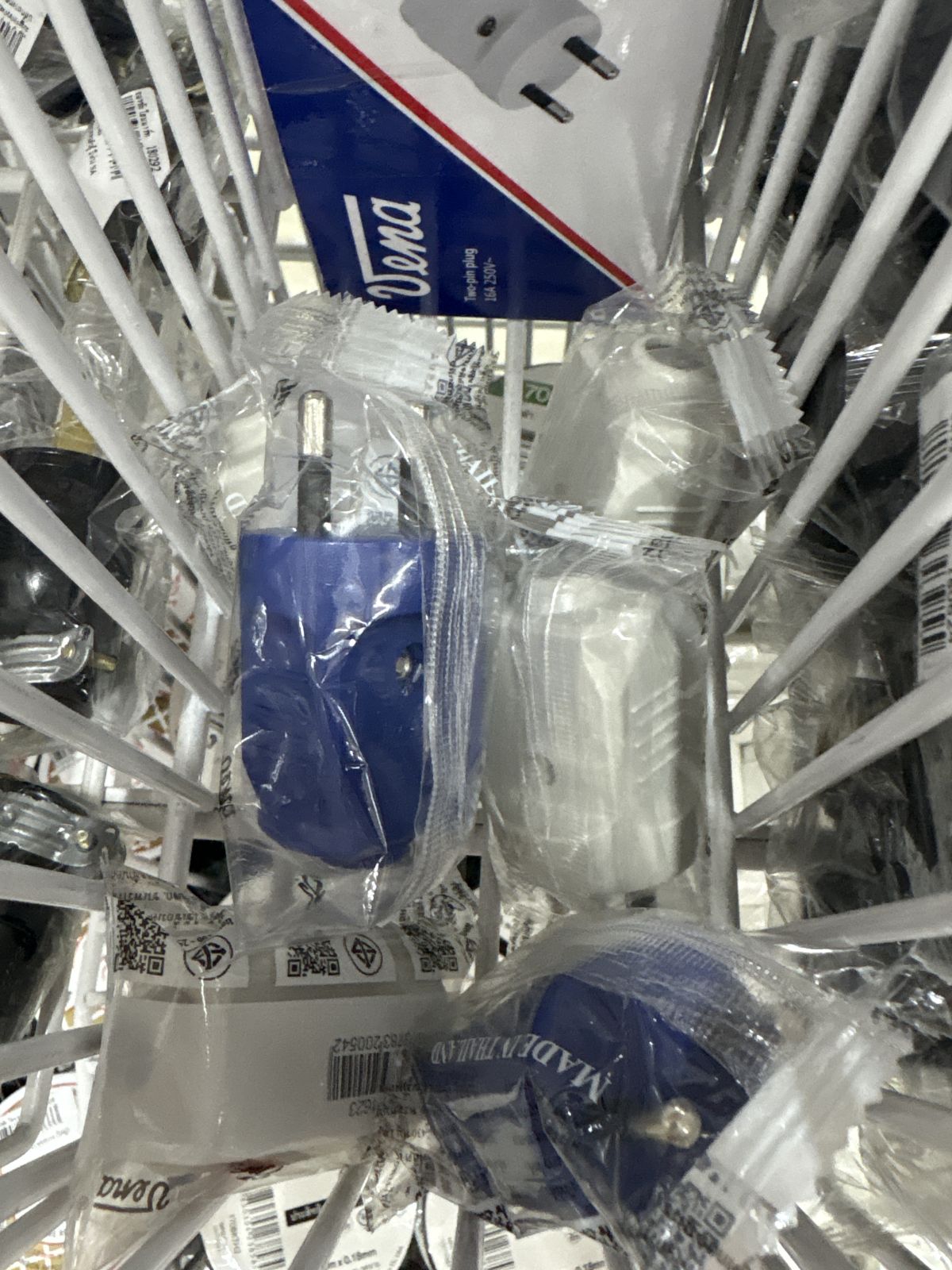 ปลั๊กหัวกลม 2 ขากลม มอก. VENA (คละสี) V251-PP1623