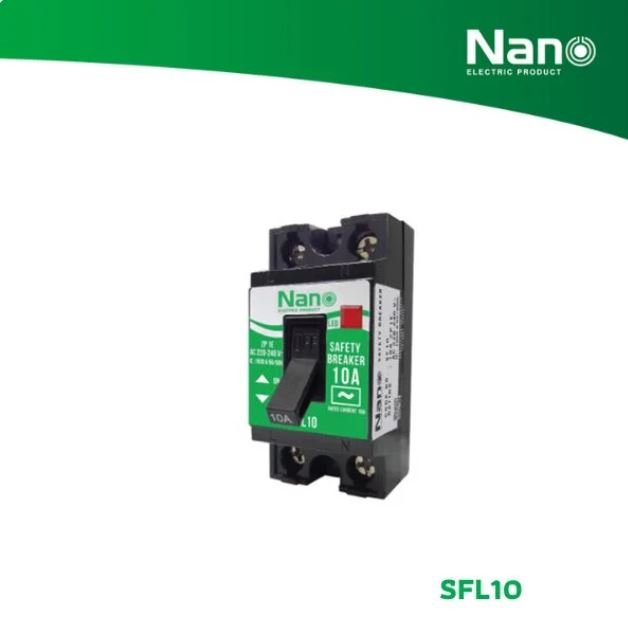 เบรกเกอร์แบบมีไฟ 10/10A SFL NANO