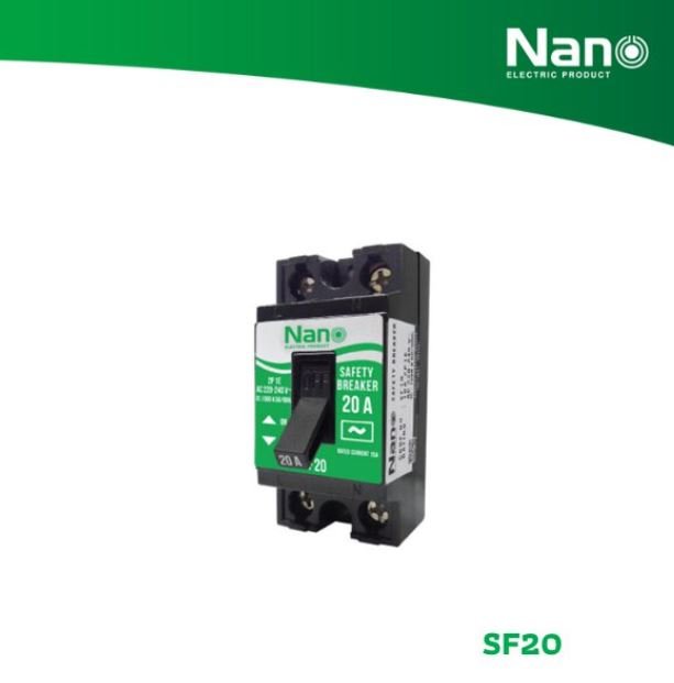 เบรกเกอร์แบบมีไฟ 20/20A SFL NANO