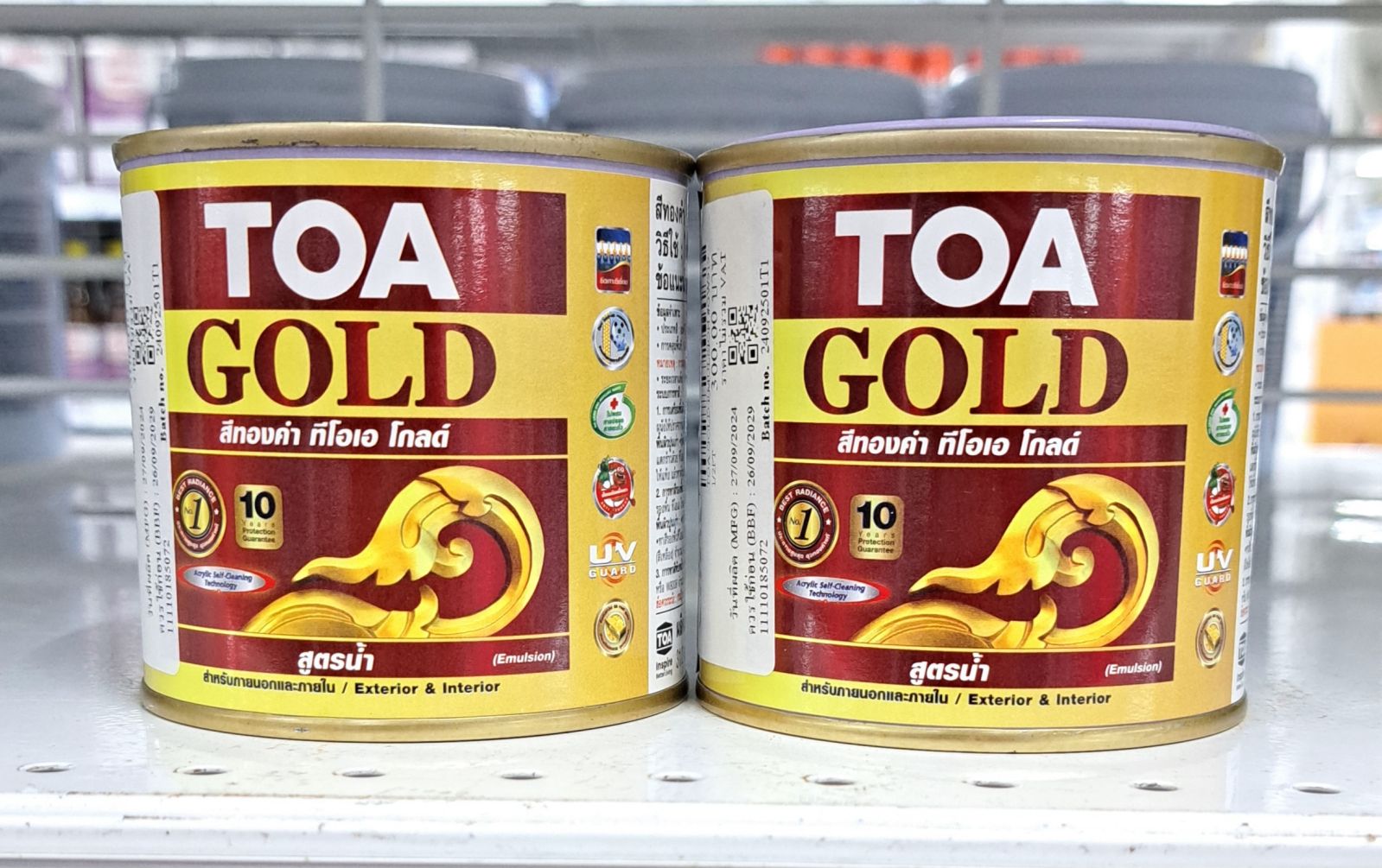 สีทอง TOA สีน้ำอะครีลิค #GW919 (0.236L)