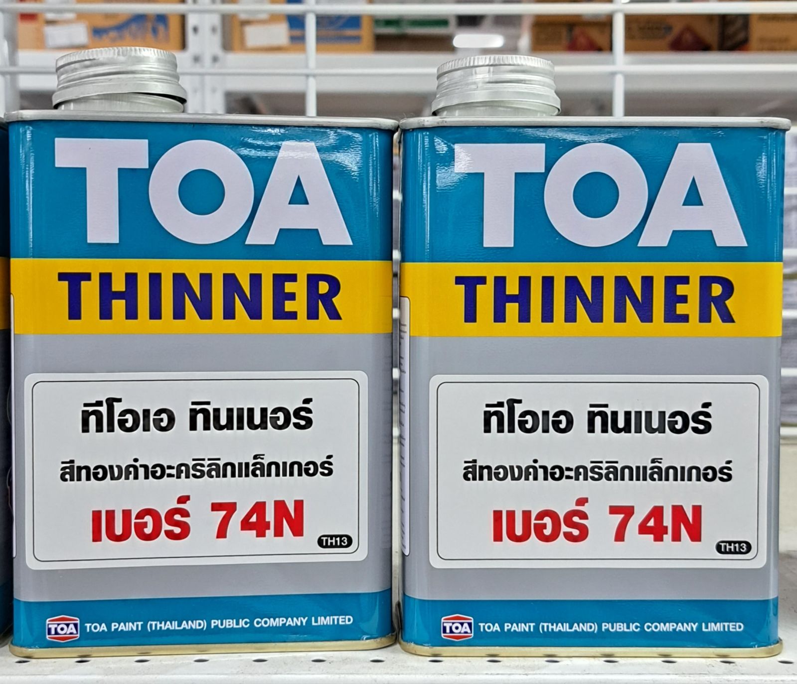 ทินเนอร์ TOA ผสมสีทอง #074N (1/4GL)