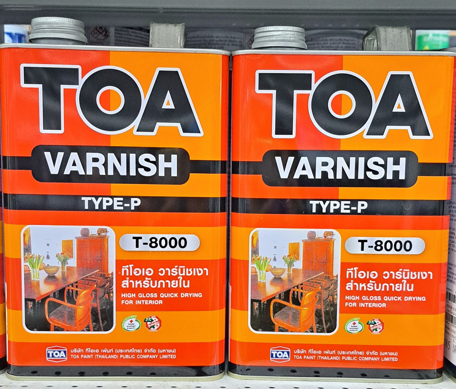 วานิชภายใน TOA 1 แกลลอน T8000