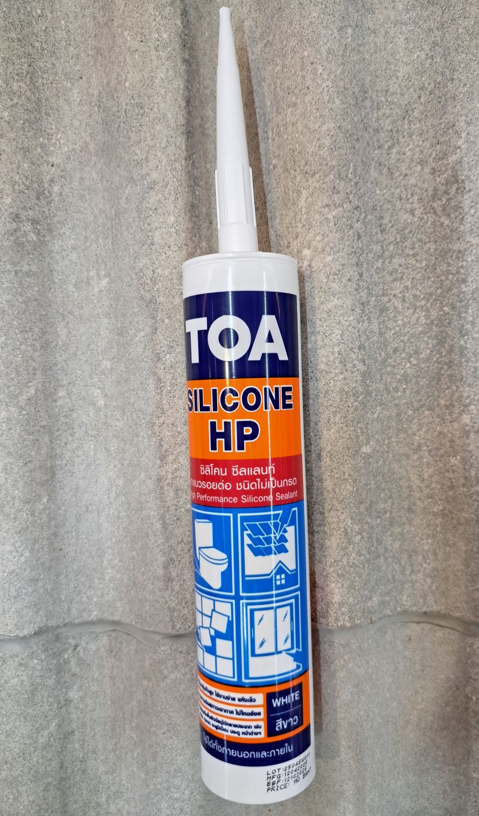 ทีโอเอ ซิลิโคน ซีลแลนท์(ชนิดไม่กรด) #สีขาว