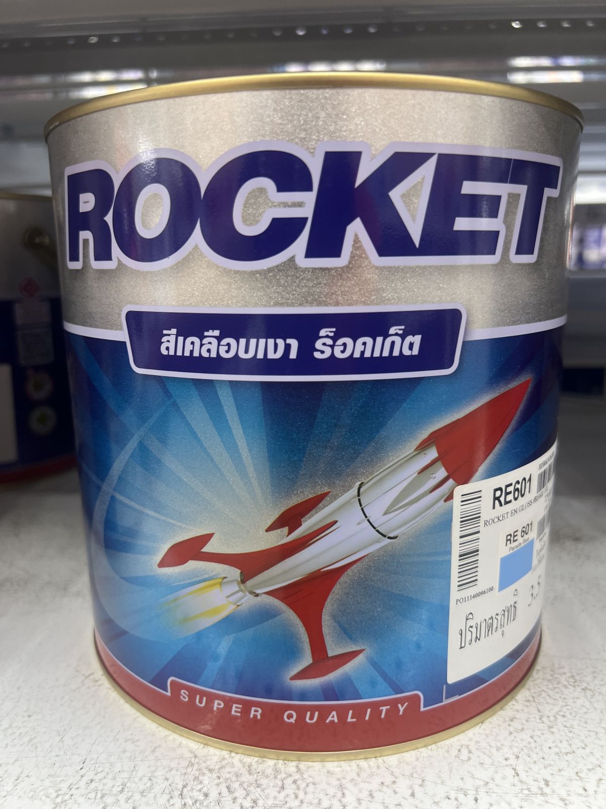 สีเคลือบเงา  ปามมาสติก  ร็อคเก็ต RE601  1 กล.