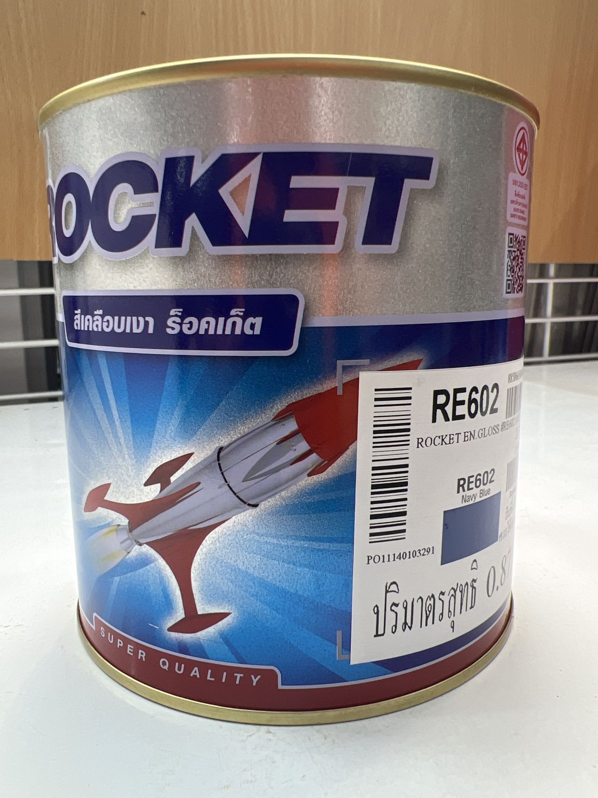 สีเคลือบเงา  ปามมาสติก  ร็อคเก็ต RE602  1/4 กล.