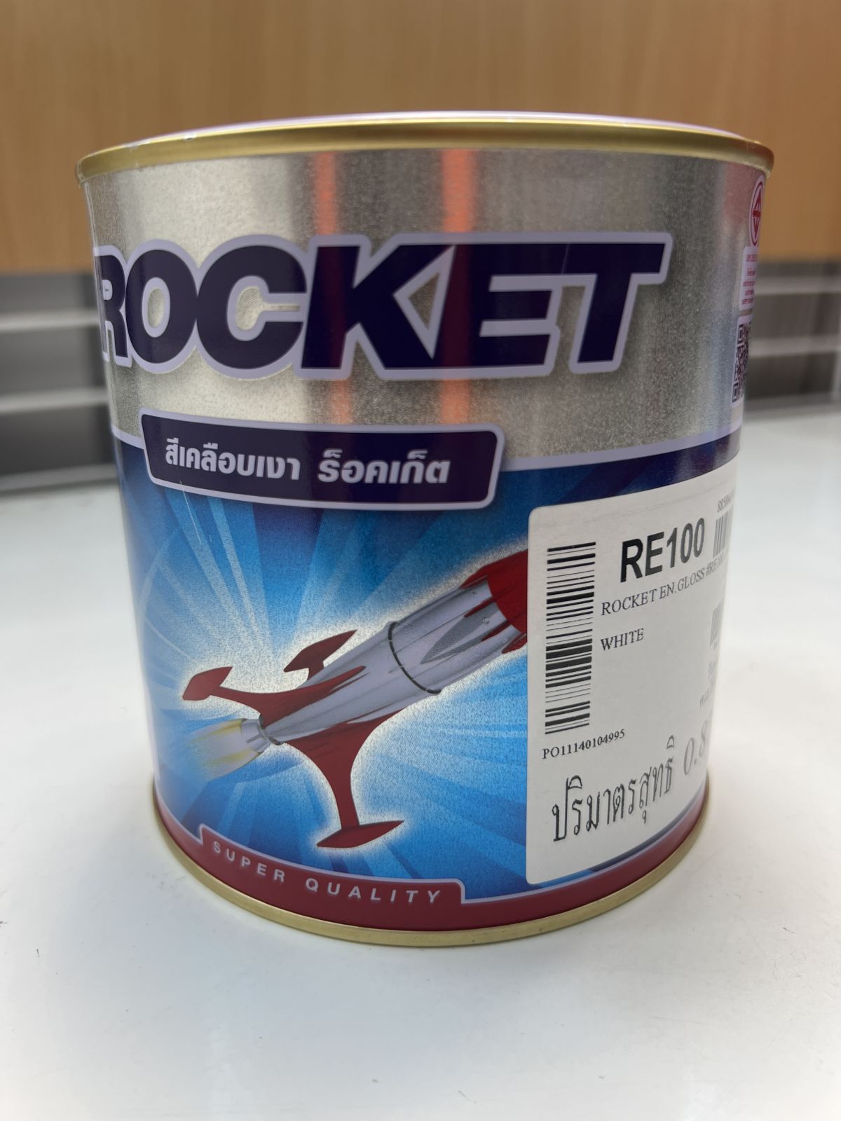 สีเคลือบเงา  ปามมาสติก  ร็อคเก็ต RE100  1/4 กล.