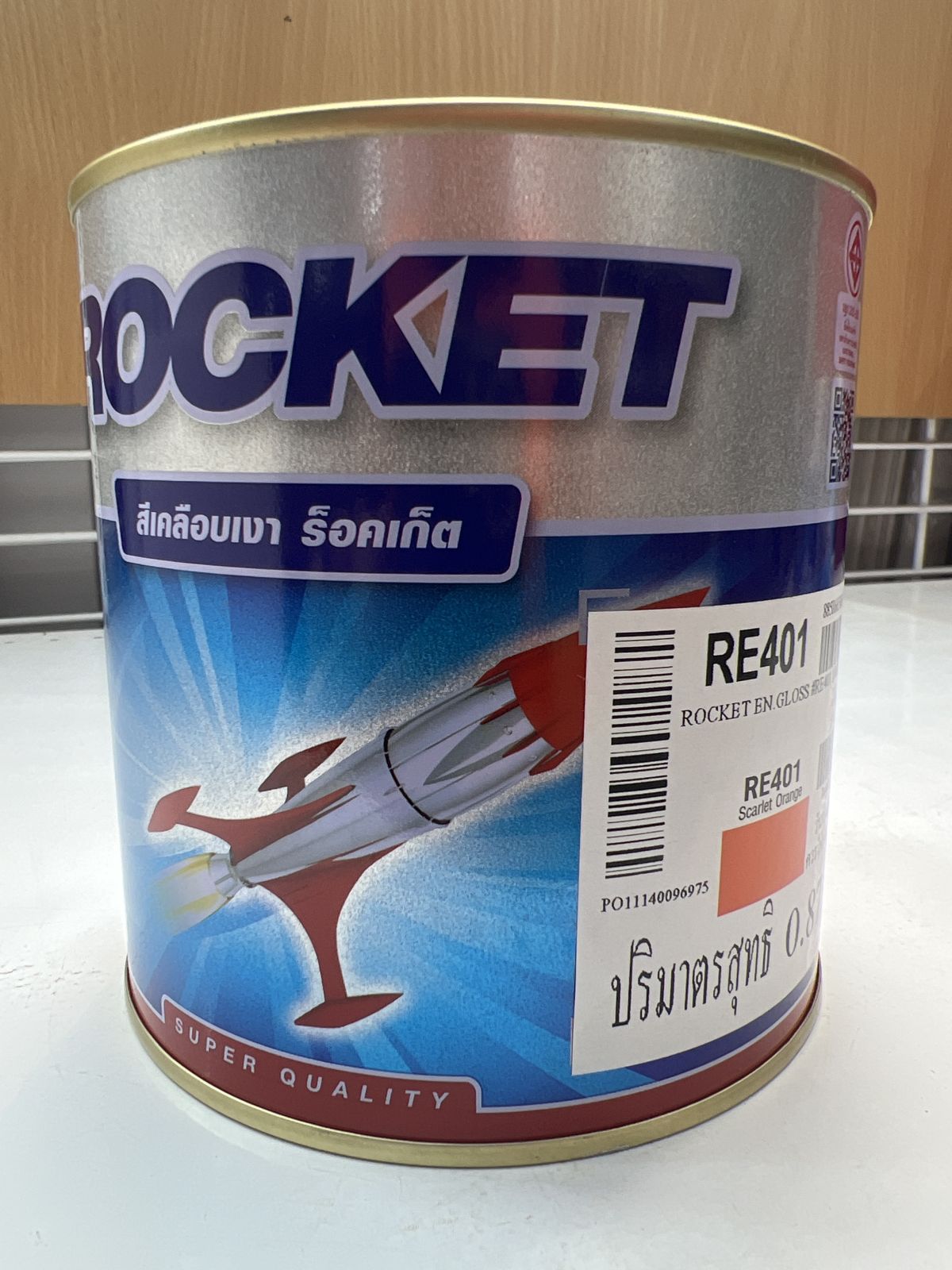 สีเคลือบเงา  ปามมาสติก  ร็อคเก็ต RE401  1/4 กล.