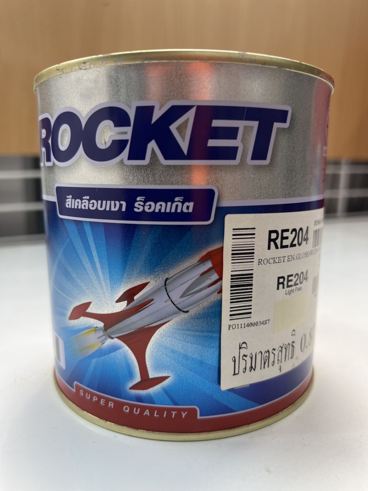 สีเคลือบเงา  ปามมาสติก  ร็อคเก็ต RE204  1/4 กล.