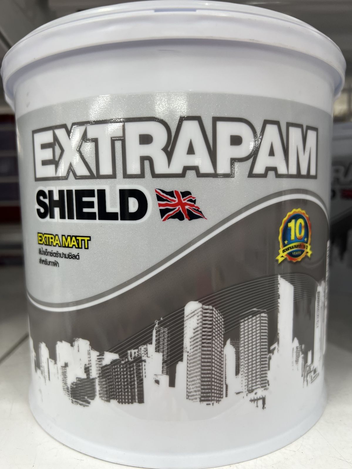สีน้ำเอ็กซ์ตร้าปามชิลด์(นอก-ใน) ทาฝ้า EC800 1กล. สีควันบุหรี่