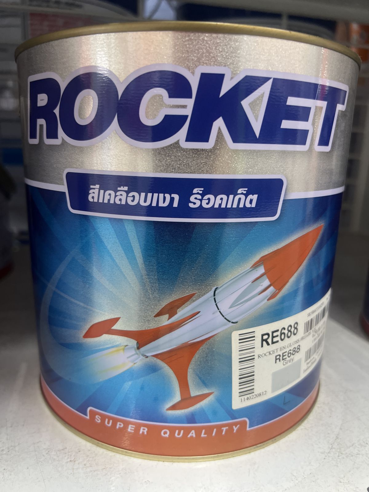 สีเคลือบเงา  ปามมาสติก  ร็อคเก็ต RE688  1 กล.