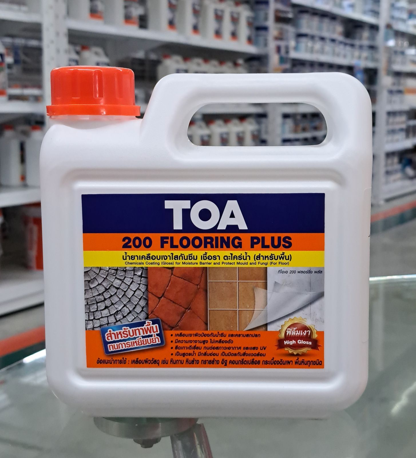 น้ำยาเคลือบเงาใสกันซึม (สูตรน้ำ) TOA-200 1 ลิตร