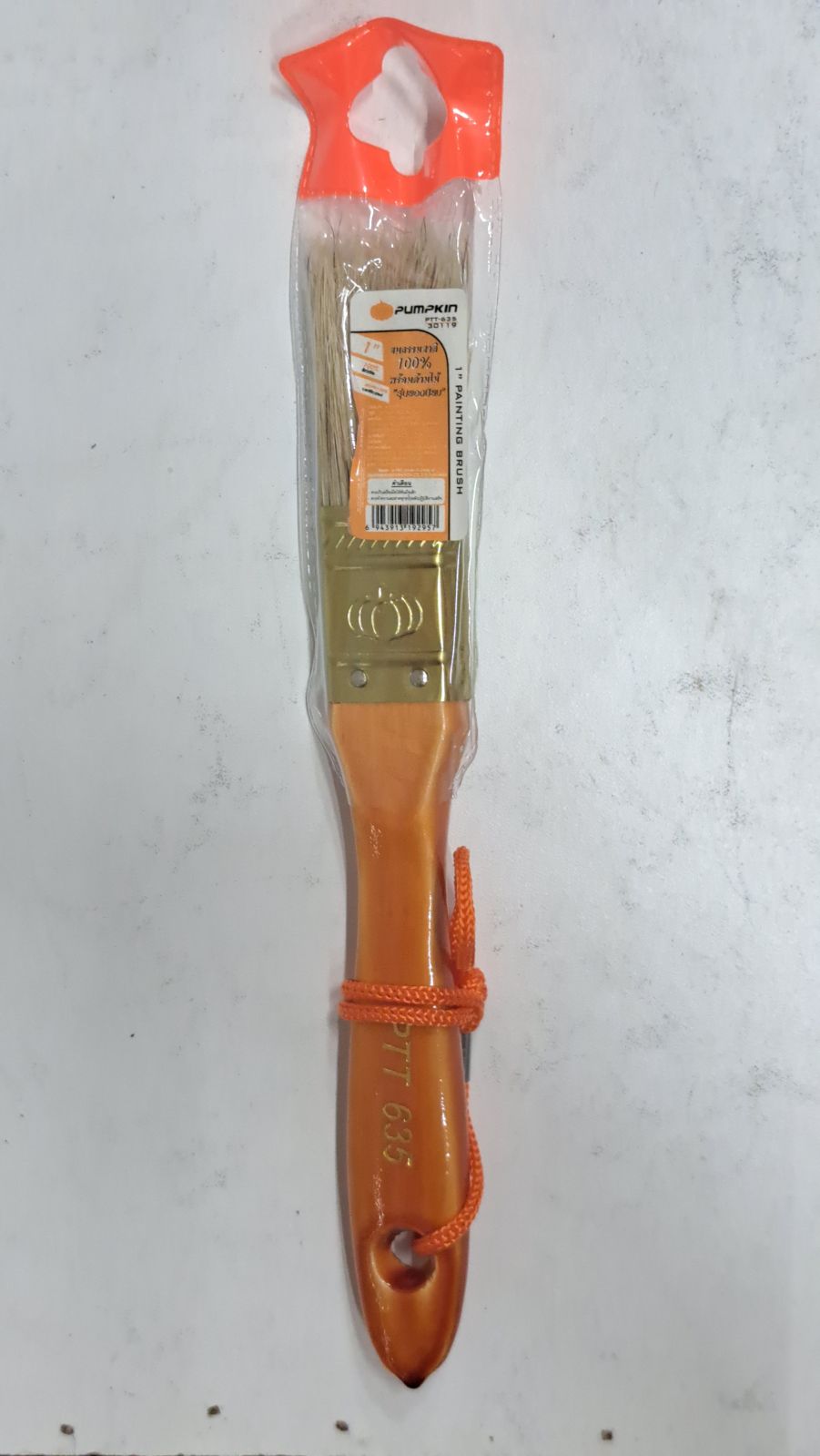 30119 แปรงทาสีขนขาว PUMPKIN No.635 1"
