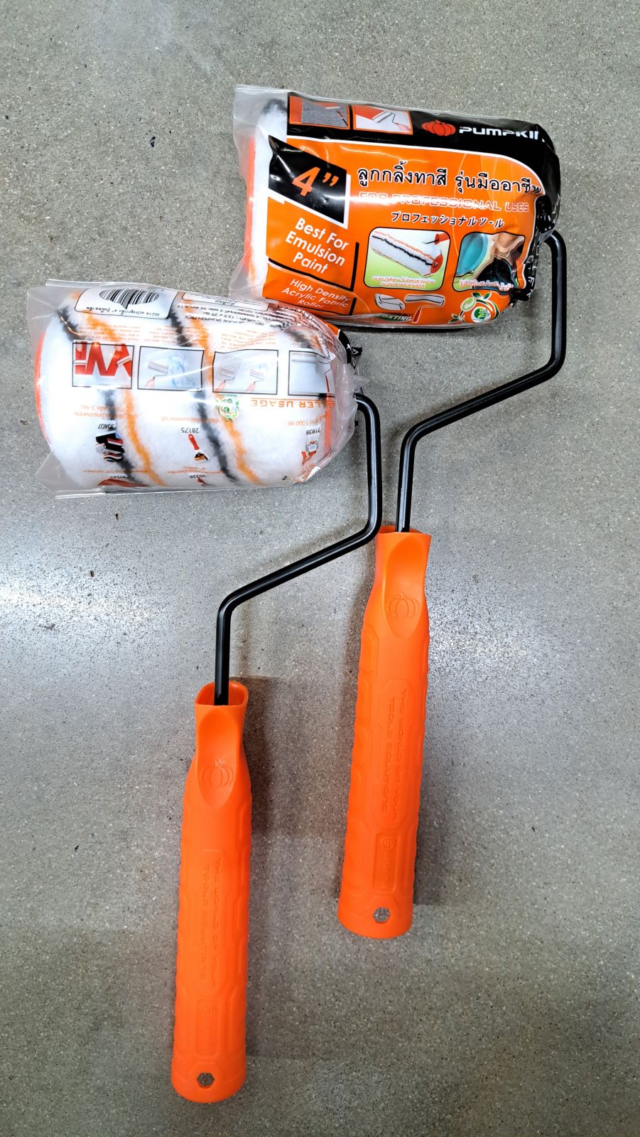 30214 ลูกกลิ้งทาสี PUMPKIN 4" รุ่นมืออาชีพ