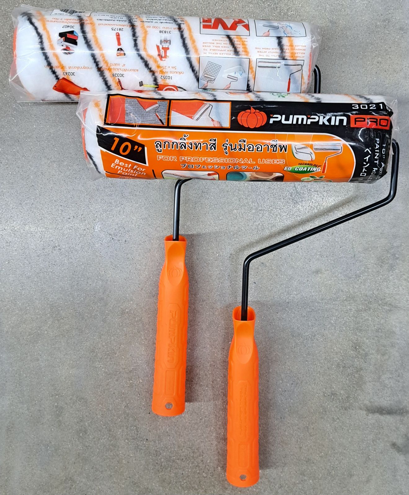 30216 ลูกกลิ้งทาสี PUMPKIN 10" รุ่นมืออาชีพ