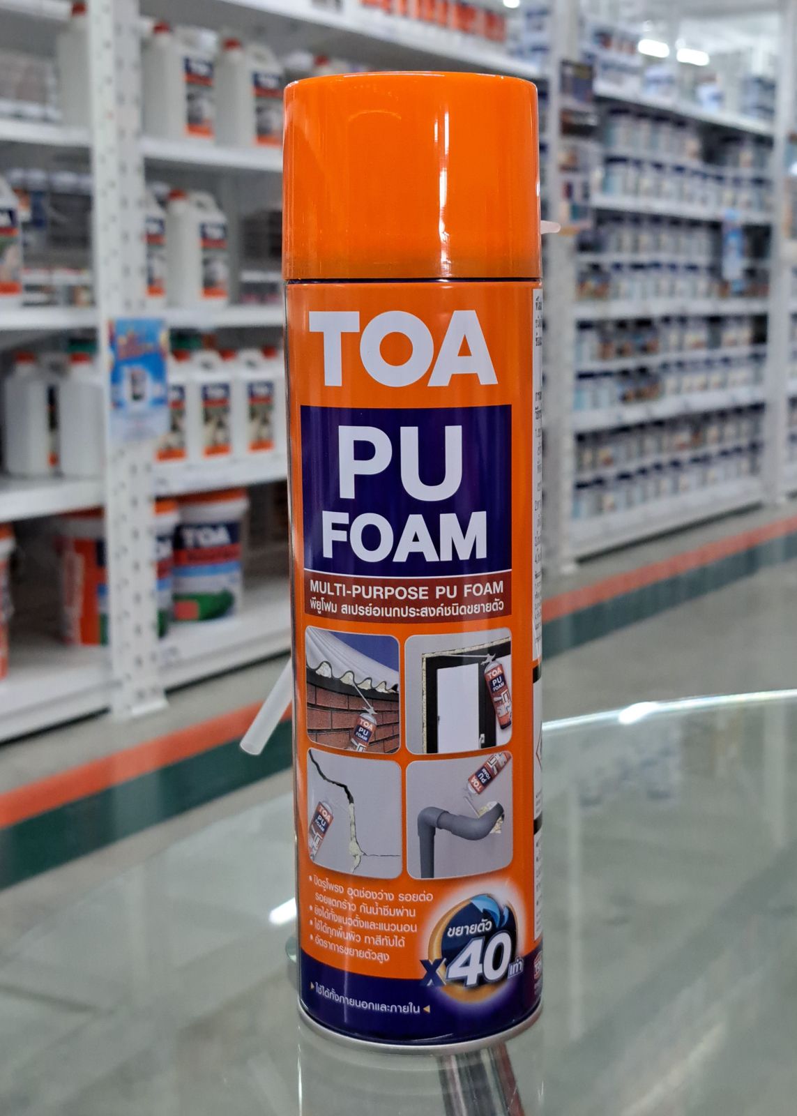 TOA  พียู-โฟม 500 มล (สเปรย์อเนกประสงค์)