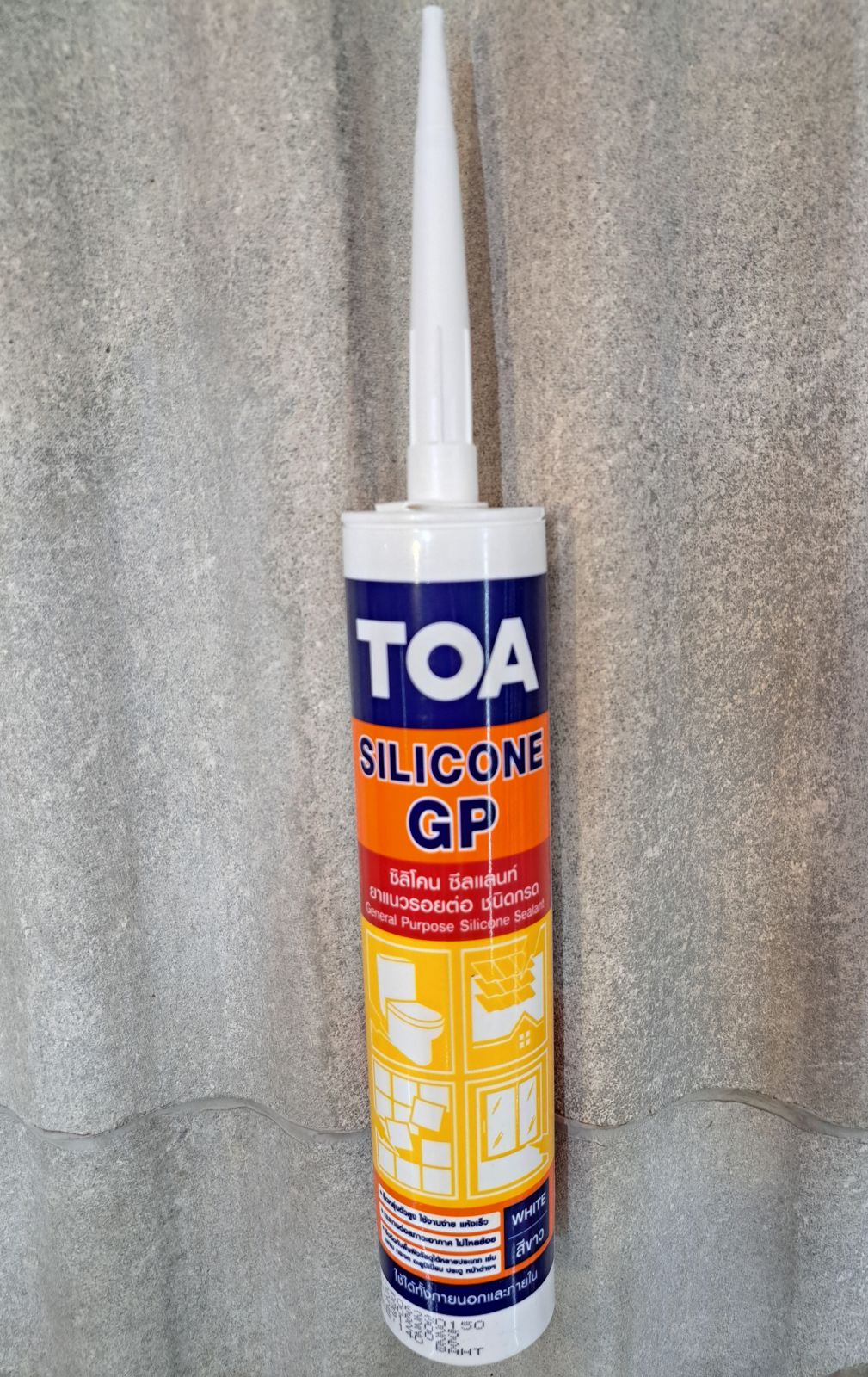 ทีโอเอ ซิลิโคน ซีลแลนท์(ชนิดกรด) #สีขาว