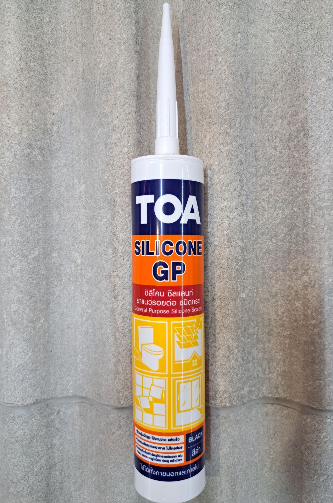 ทีโอเอ ซิลิโคน ซีลแลนท์(ชนิดกรด) #สีดำ
