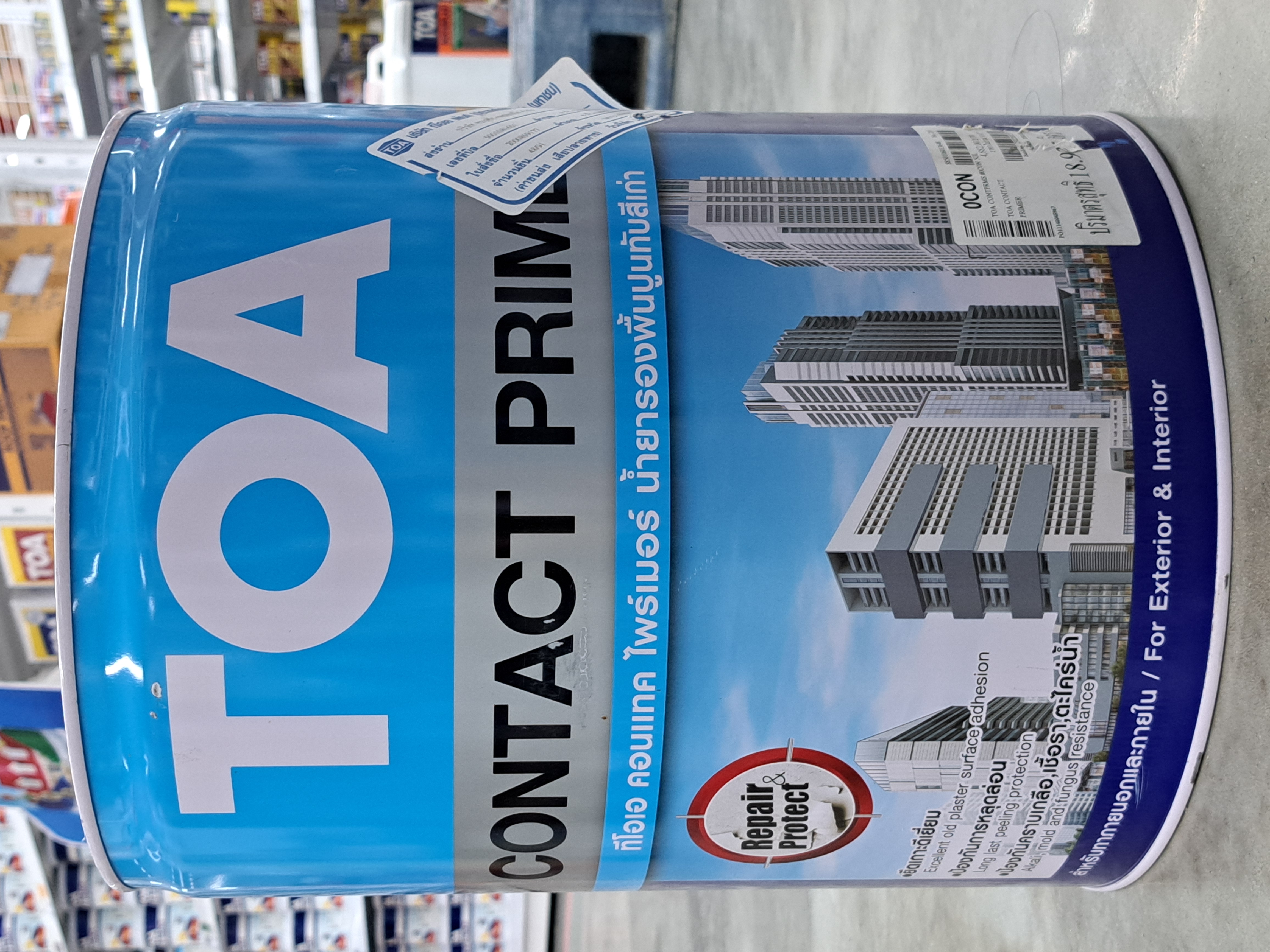 ทีโอเอ น้ำยารองพื้นปูนเก่า CONTACT PRIMER 5 GL