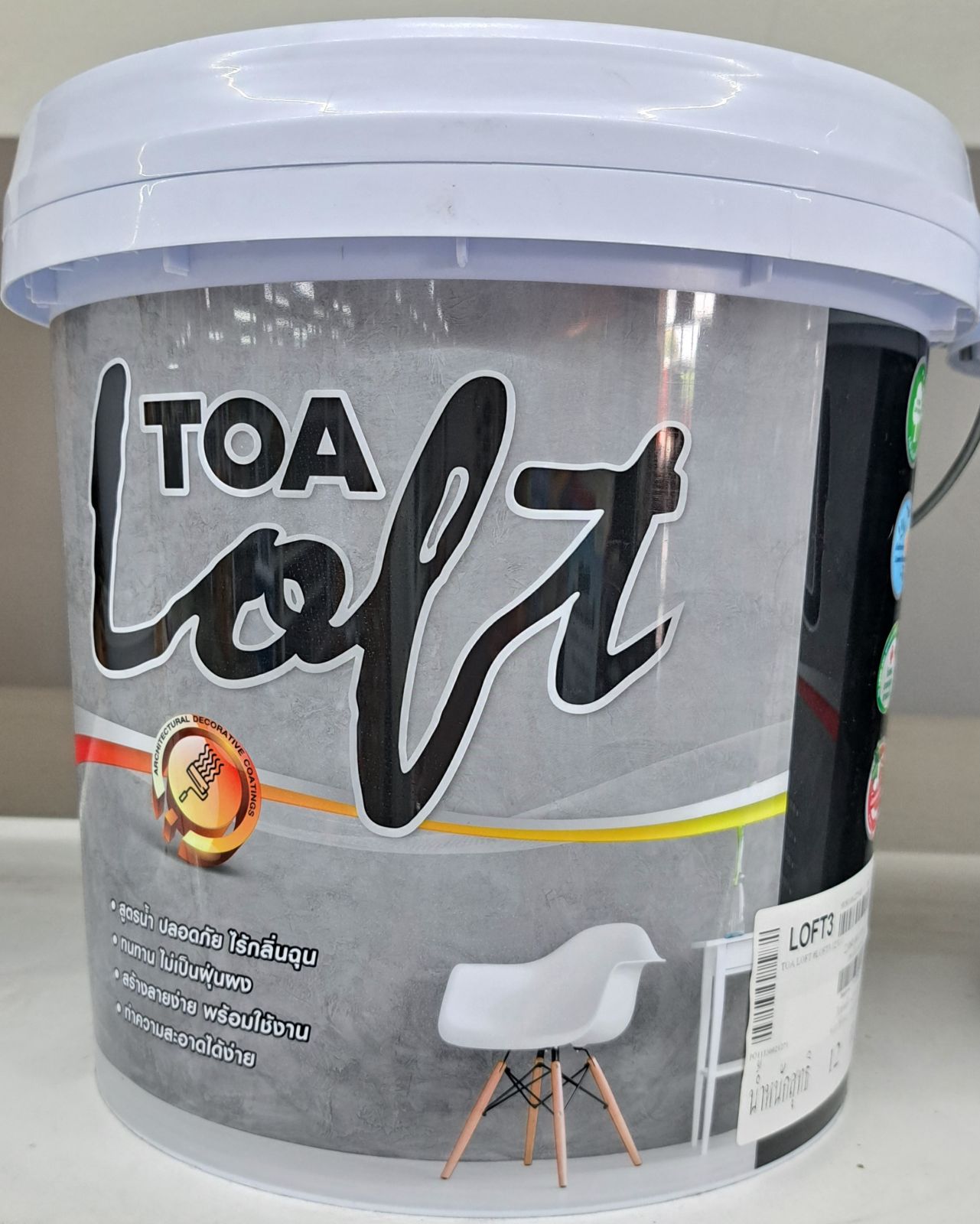 ทีโอเอ ลอฟฟ์ ปูนฉาบขัดมันสำเร็จรูป (12กก.) #LOFT3