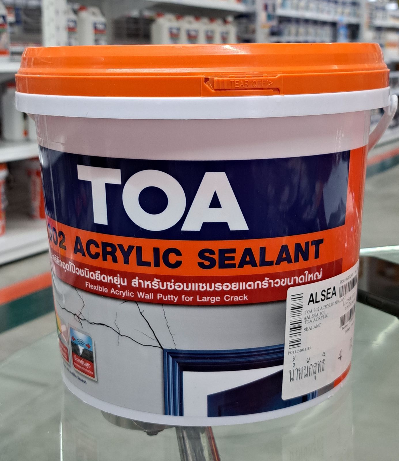 ทีโอเอ 302 อะครีลิค ซีลแลนท์ อุดรอยแตก 1 กล.