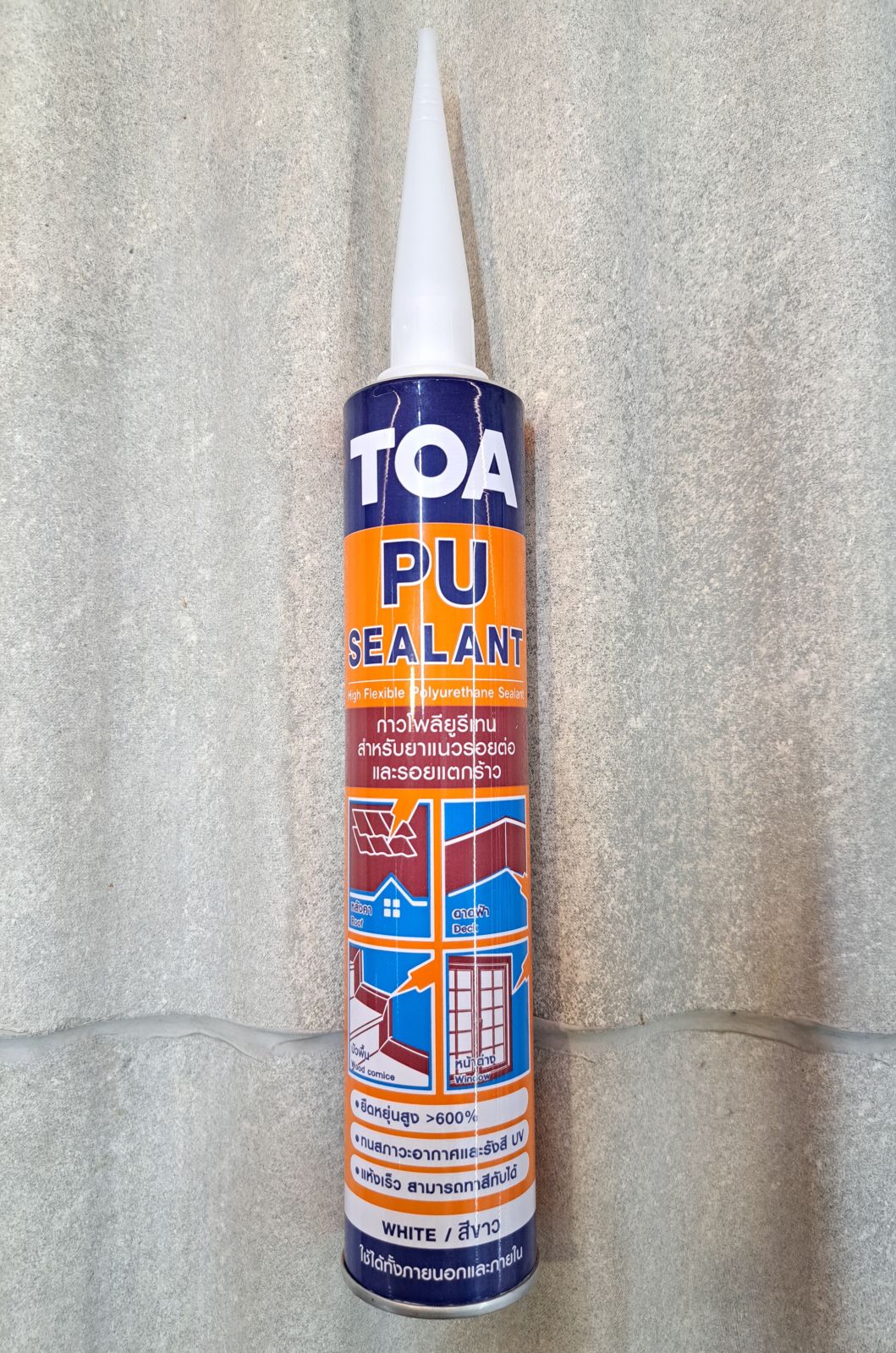 ทีโอเอ พียู ซีลแลนท์ อุดรอยต่อ 310มล. #สีขาว